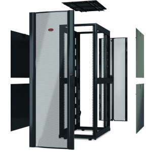 NetShelter SX 42U 750mm Wide x 1200mm Deep Enclosure Without Doors Black