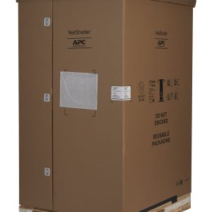 NetShelter SX 48U 600mm Wide x 1070mm Deep Enclosure with Sides Black -2000 lbs. Shock Packaging