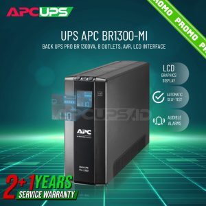Back UPS Pro BR 1300VA, 8 Outlets, AVR, LCD Interface