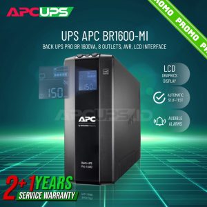 Back UPS Pro BR 1600VA, 8 Outlets, AVR, LCD Interface