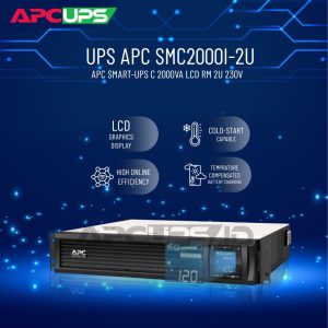 APC Smart-UPS C 2000VA LCD RM 2U 230V