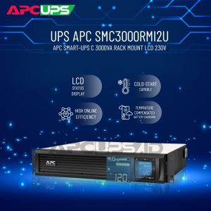 APC Smart-UPS C 3000VA LCD RM 2U 230V
