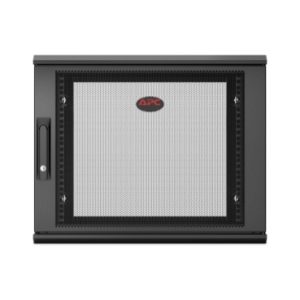 APC NetShelter 9U Wallmount Rack Enclosure Cabinet Single Hinged Server Depth
