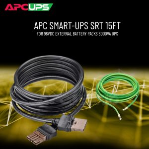 APC Smart-UPS SRT 15ft Extension Cable for 96VDC External Battery Packs 3000VA UPS