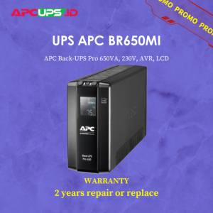 APC Back-UPS Pro 650VA, 230V, AVR, LCD