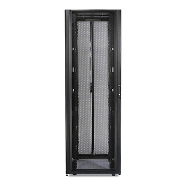 APC NetShelter SX, Server Rack Enclosure, 48U, Shock Packaging, 2000 lbs, Black, 2258H x 750W x 1200D mm