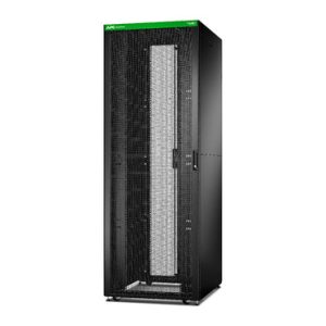 APC Easy Rack, 48U, Black, With Roof, Castors, Feet, 4 Brackets, and Side Panels, No Bottom, 2258H x 800W x 1000D mm