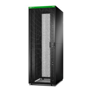 APC Easy Rack, 48U, Black, With Roof, Castors, Feet, 4 Brackets, and Side Panels, No Bottom, 2258H x 800W x 1100D mm