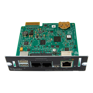 Device monitoring and management, Network Management Cards, NMC3 with Environmental Monitoring, secure remote UPS monitoring and management