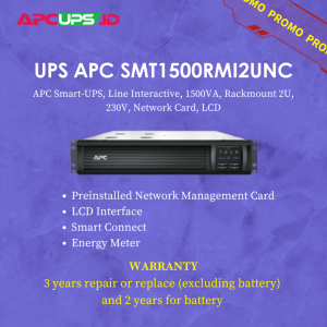 APC Smart-UPS 1500VA LCD RM 2U 230V with Network Card