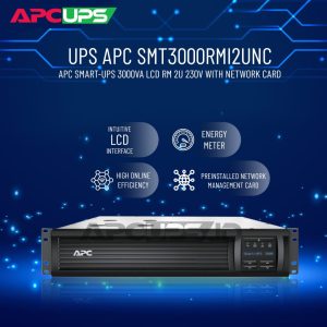 APC Smart-UPS 3000VA LCD RM 2U 230V with Network Card