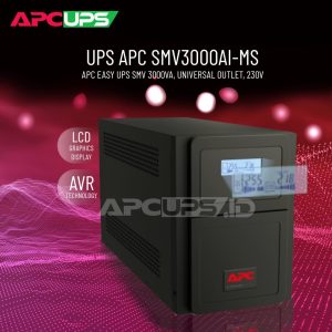 APC Easy UPS SMV 3000VA, Universal Outlet, 230V